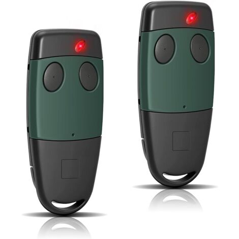 Lot de 2 Remplacement pour telecommande Cardin s449-QZ2, 433,92 MHz 2 Canaux, Pré-codée pour Cardin TXQ449100 TXQ449200(Cod. TXC4492P0 Remplace Le modèle TXQ4492P0)