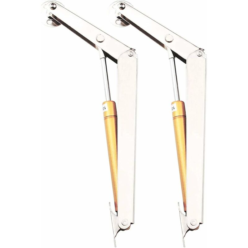 Linghhang - Lot de 2 ressorts à gaz d'armoire en acier laminé à froid, amortisseur à gaz hydraulique 200N, couvercle de boîte à jouets pour porte