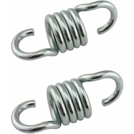 Lot de 2 ressorts de hamac en fer galvanisé antirouille pour chaises suspendues et balançoires de porche Capacité de poids 500 kg