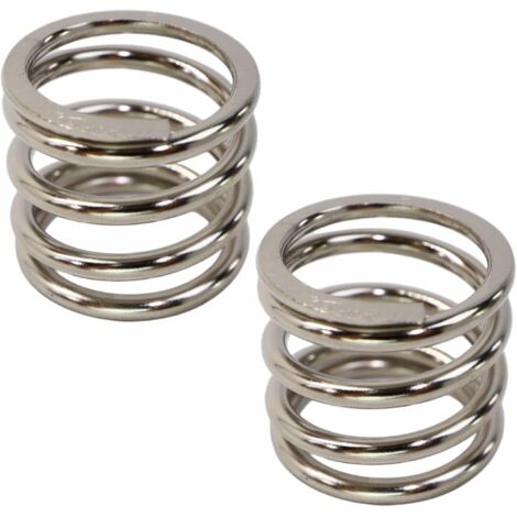 Lot de 2 ressorts rechange pour coupe-bordure, ressort compression compatible avec DUR181/DUR181Z/DUR181RF, hauteur 19 mm, largeur 21 compression, tête -