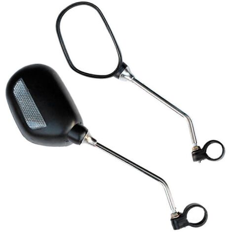 Lot de 2 rétroviseurs de guidon en PMMA pour vélos de route et VTT