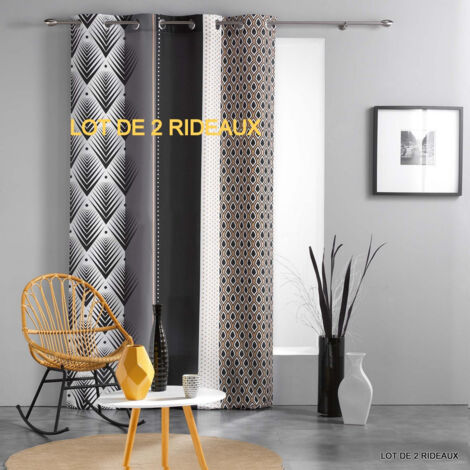Lot de 2 armoires à rideaux H 105 cm