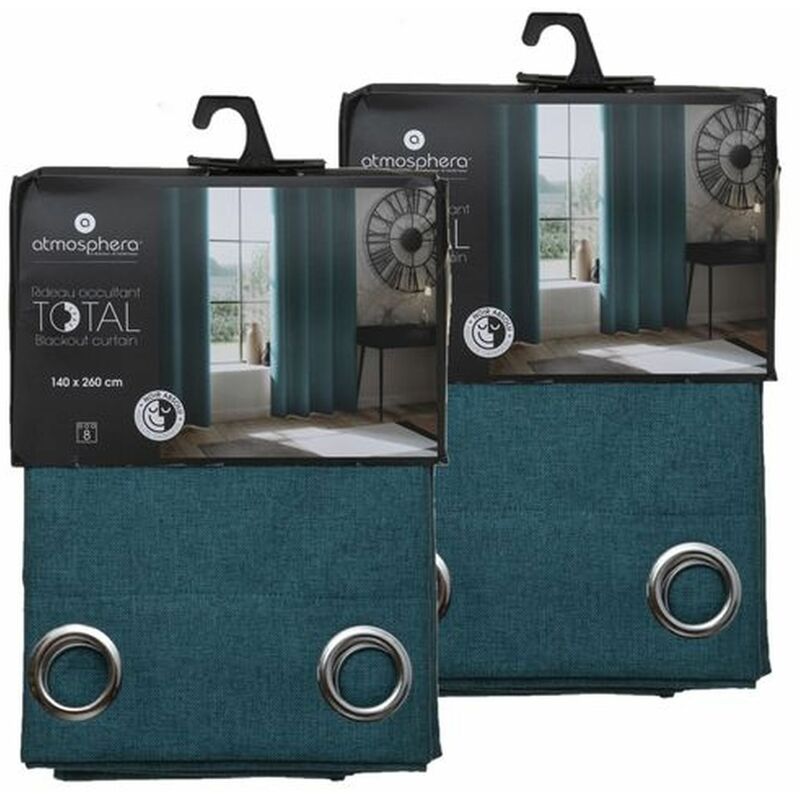 Lot de 2 Rideaux de salon occultants