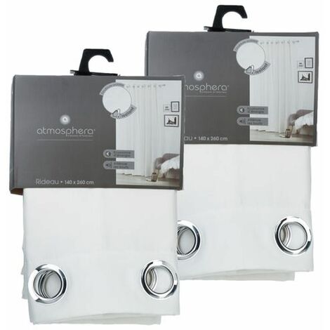 Lot de 2 rideaux isolants