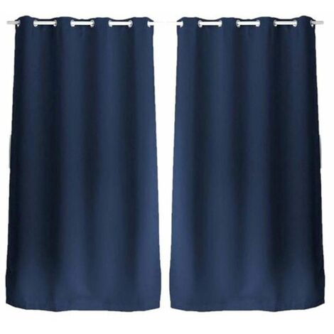 Lot de 2 rideaux occultants à œillets REGLISSE