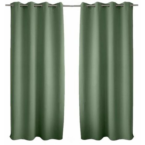 Lot de 2 rideaux occultants à œillets REGLISSE