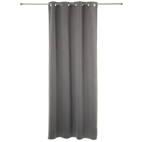 Lot de 2 Rideaux Occultants "Kerry" 135x240cm Gris