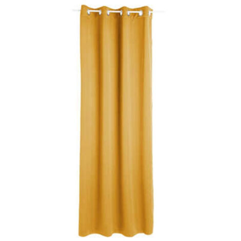 Lot de 2 Rideaux Occultants "Kerry" 135x240cm Ocre