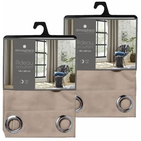 Lot de 2 Rideaux occultants Louisa
