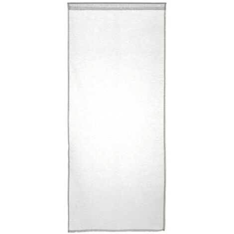 Lot de 2 Rideaux Voilage "Moly" 60x120cm Blanc