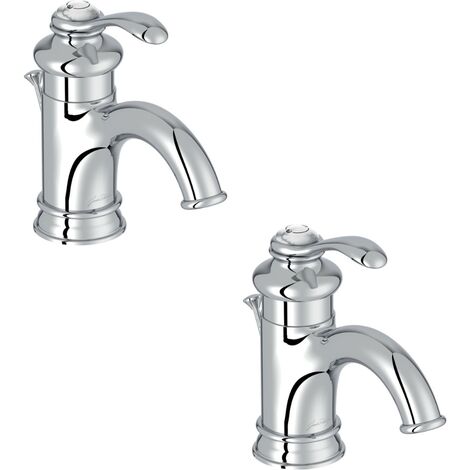 Lot de 2 robinets lavabo JACOB DELAFON Fairfax bec bas