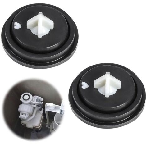 Lot de 2 Rondelles de Diaphragme de Soupape, Membranes pour Robinet Flotteur, Réparation Facile de la Chasse d'Eau,Valves à Flotteur, Matériau Caoutchouc de Qualité (2PCS)