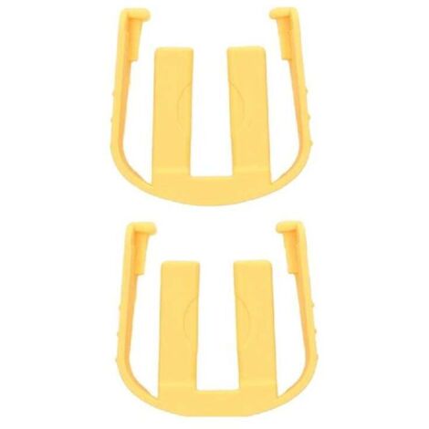 Lot de 2 rondelles de voiture, autres outils de jardin, connecteur rapide, boucle, clip en C, pièces de rechange, convient pour Karcher K2, K3, K7, jaune