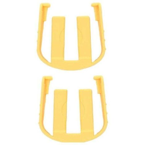 Lot de 2 rondelles de voiture, autres outils de jardin, connecteur rapide, boucle, clip en C, pièces de rechange, convient pour Karcher K2, K3, K7, jaune