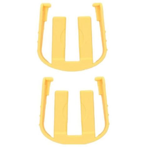 Lot de 2 rondelles de voiture, autres outils de jardin, connecteur rapide, boucle, clip en C, pièces de rechange, convient pour Karcher K2, K3, K7, jaune