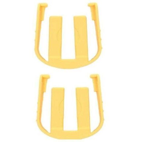 Lot de 2 rondelles de voiture, autres outils de jardin, connecteur rapide, boucle, clip en C, pièces de rechange, convient pour Karcher K2, K3, K7, jaune