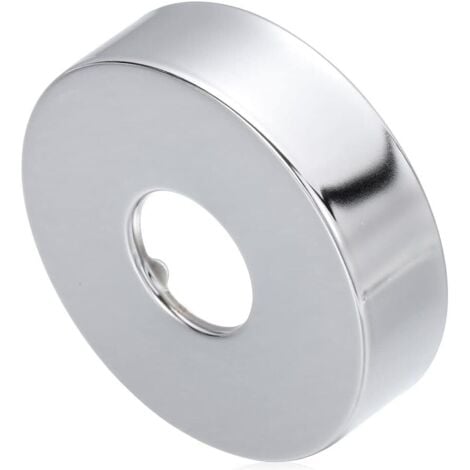 LABLANC Lot de 2 rosace robinet de Ø 25 mm (3/4") - rosace mitigeur douche,rosace robinet douche,rosace robinet mitigeur - rosace pour robinets de douche, robinets, radiateurs(argent, 66 x 30)