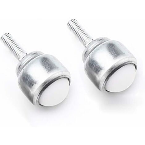 Lot de 2 rouleaux de roulement à billes en nylon pour système de transmission, système d'alimentation (CY-25D, M8 filetage mâle)