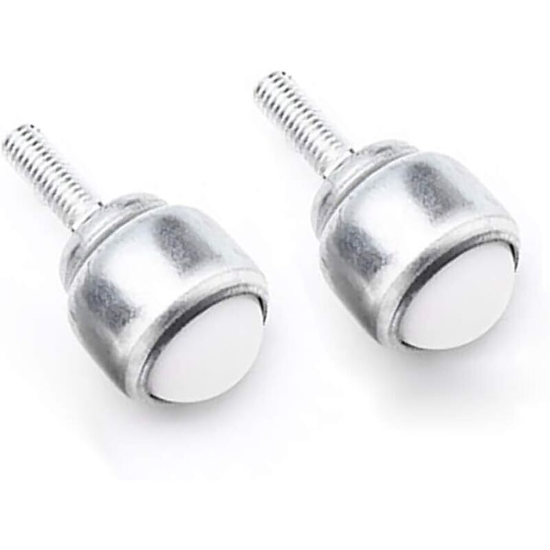 Aougo - Lot de 2 rouleaux de roulement à billes en nylon pour système de transmission, système d'alimentation (CY-25D, M8 filetage mâle)