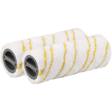 Lot de 2 rouleaux pour nettoyeur balai karcher FC3, FC5