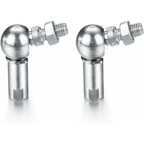 Lot de 2 roulements à billes CS16 en forme de L - Tige filetée (M10 x 1.5)