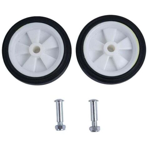 Lot de 2 roulettes pour compresseurs d'air, accessoires de compresseur d'air, roues de 15,7 cm, absorption des chocs, antidérapantes, silencieuses, stables
