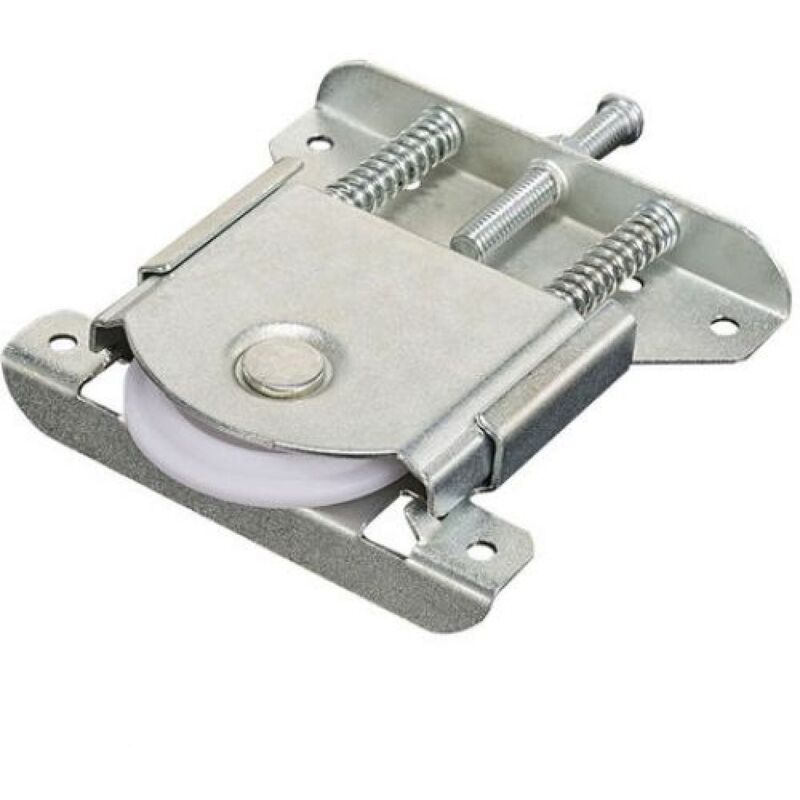 Lot de 2 Roulettes pour Porte Coulissante de Placard - JINFGERNE - Galets de Coulissement, Charge Maximale de 20 kg, Silencieuses et Durables pour