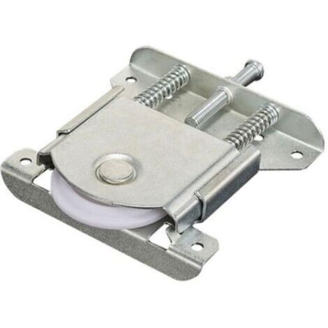 Lot de 2 Roulettes pour Porte Coulissante en Acier et Nylon Silencieuses Durables Rglables Faciles à Installer - AUTRES