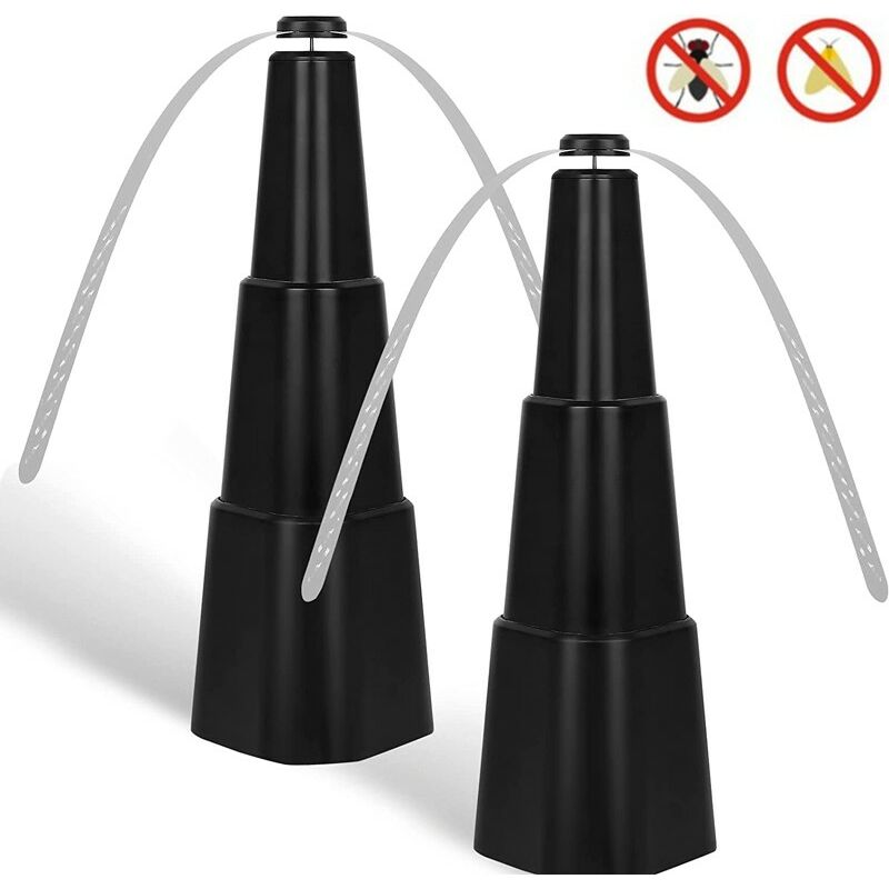Aougo - Lot de 2 répulsifs anti-moustiques, ventilateur anti-moustiques sans utiliser de produits chimiques, profitez de vos repas en plein air pour