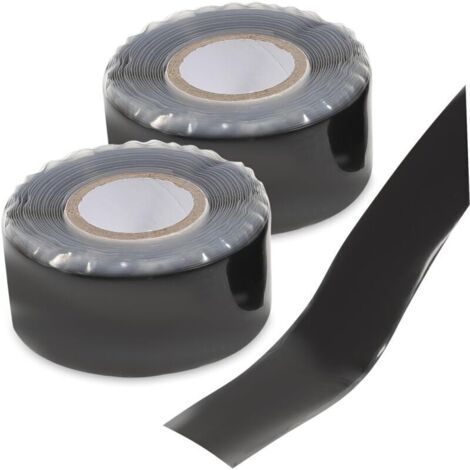 Lot de 2 Ruban De Réparation De Tuyau D'eau Ruban De Réparation De Plombiers Bande Congélateur Bande De Fil Ruban Adhésif En Vinyle Durite Lave-vaisselle Réfrigérateur Caoutchouc
