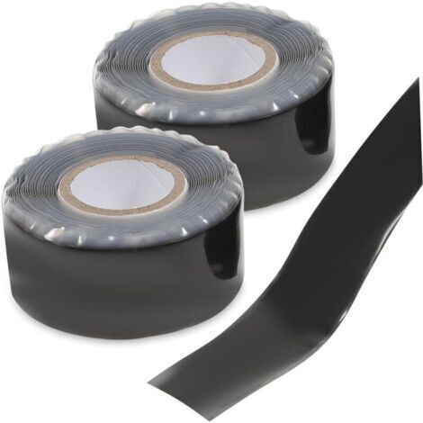 Lot de 2 Ruban De Réparation De Tuyau D'eau Ruban De Réparation De Plombiers Bande Congélateur Bande De Fil Ruban Adhésif En Vinyle Durite Lave-vaisselle Réfrigérateur Caoutchouc
