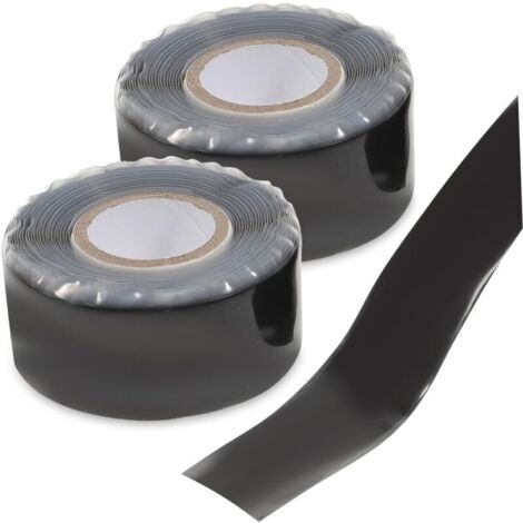 Lot de 2 Ruban De Réparation De Tuyau D'eau Ruban De Réparation De Plombiers Bande Congélateur Bande De Fil Ruban Adhésif En Vinyle Durite Lave-vaisselle Réfrigérateur Caoutchouc
