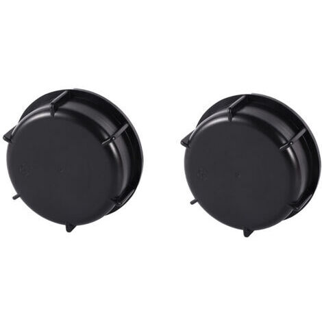 Lot de 2 S100x8 IBC Bouchon Cuve,Raccords Robinet Tuyau ,Raccord Cuve 1000 litres,pour Vanne Cuve 1000l,Reservoir eau de Pluie,Conteneur