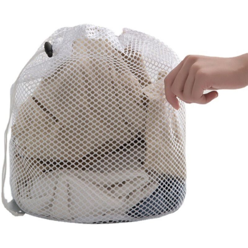Gabrielle - Lot de 2 sacs à linge avec cordon de serrage, filet à linge pour machine à laver, filet de lavage réutilisable, filet de lavage, fin pour