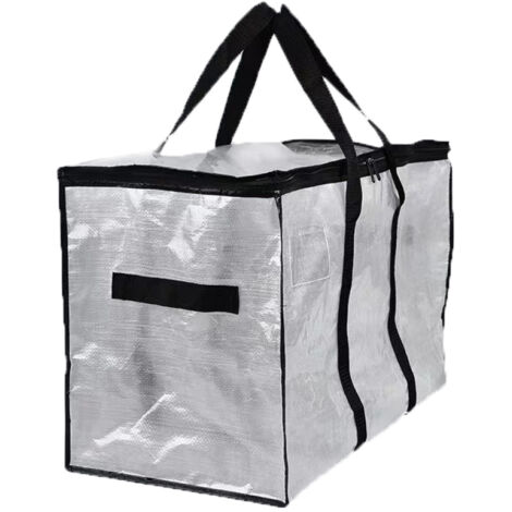 Lot de 2 sacs de déménagement extra larges avec bretelles de sac à dos, aide au déménagement