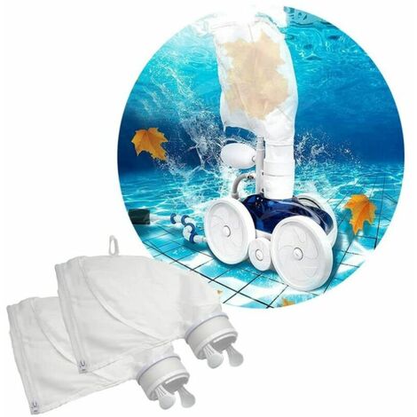 Lot de 2 sacs de nettoyage de piscine avec filtre de rechange pour Polaris 280/480，T-Audace