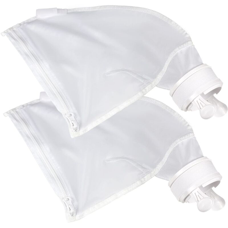 Lot de 2 Sacs de Nettoyeur de Piscine,Pochette en Nylon à Fermeture Eclair de Remplacement pour Les Pièces de Nettoyeur de Piscine Polaris 280 et 480