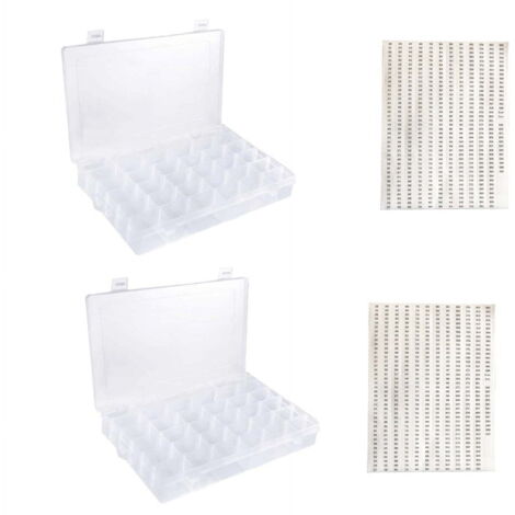 Lot de 2 sacs de rangement pour fils à broder, loisirs créatifs et articles de bricolage, avec séparateurs ajustables