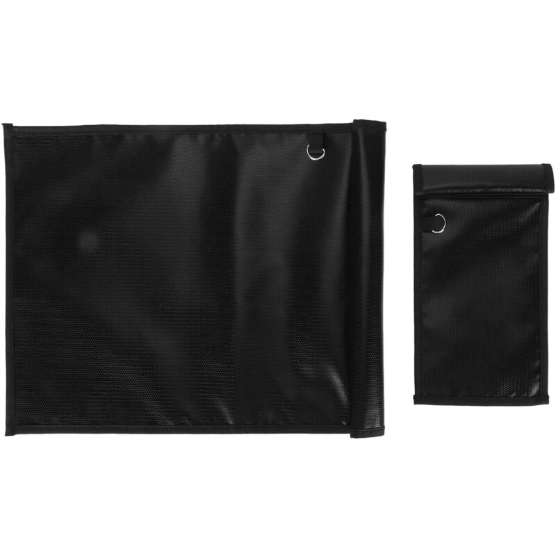 Rapanda - Lot de 2 sacs Faraday pour téléphones et clés de voiture, sac de blocage de signal, pochette Faraday d'identification par radiofréquence