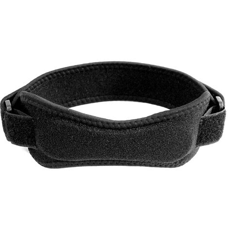 Lot de 2 sangles de genou pour tendon rotulien - Soulagement de la douleur - Stabilisateurs de tendinite rotulienne pour la course à pied, le basket-ball, le tennis - Bande réglable pour la récupérati