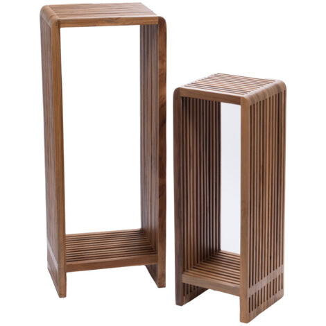 Lot de 2 sellettes Calopsite naturel - Amadeus