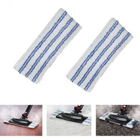 Lot de 2 serpillères en microfibre pour Polti Vaporetto Kit Vaporflexi Brush Eco Pro 3.0,
