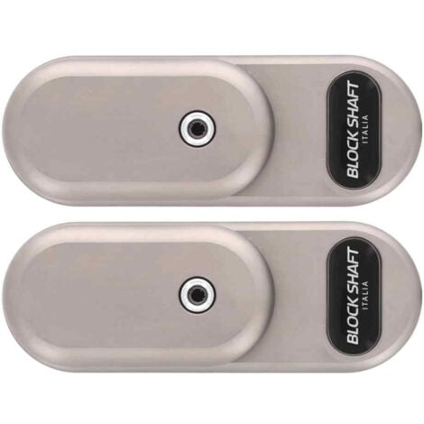 Lot de 2 Serrures antivols/cadenas fermeture automatique pour véhicules utilitaires Block Shaft Gatelock
