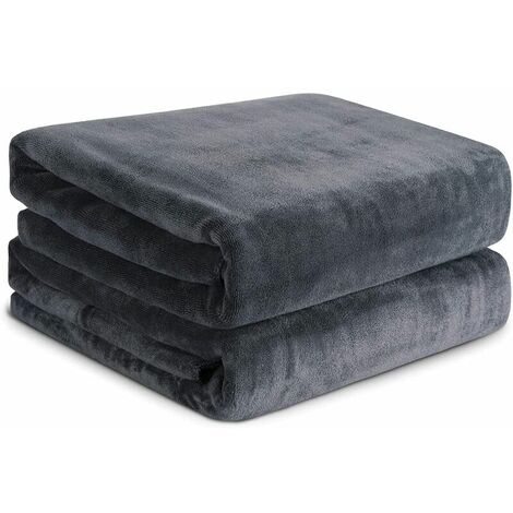 Lot de 2 serviettes de bain - Draps de Bain 80180cm Grande Serviettes très absorbantes, 80180cm(Gris)