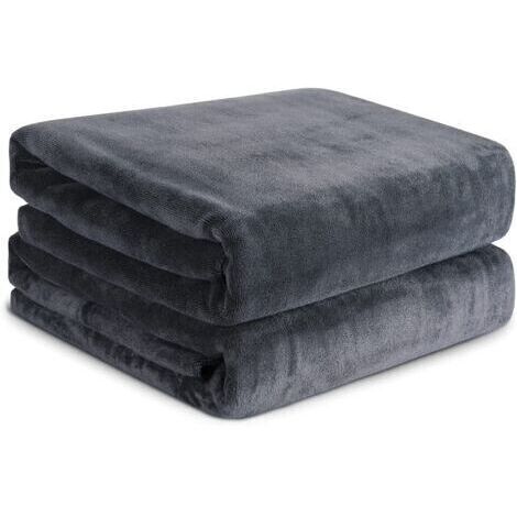 Lot de 2 serviettes de bain - Draps de Bain 80180cm Grande Serviettes très absorbantes, 80180cm(Gris)