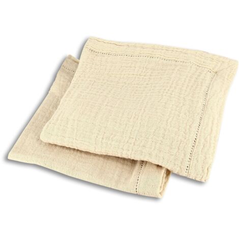Lot de 2 serviettes de table en coton
