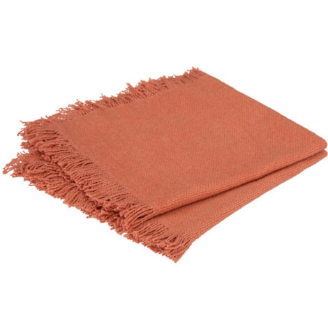 Lot de 2 Serviettes de Table "Maha" 40x40cm Terracotta