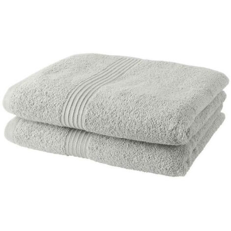 Lot de 2 serviettes de toilette TODAY 50x90 cm 100% Coton - Craie