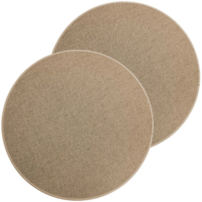 Lot de 2 sets de table tissés antidérapants