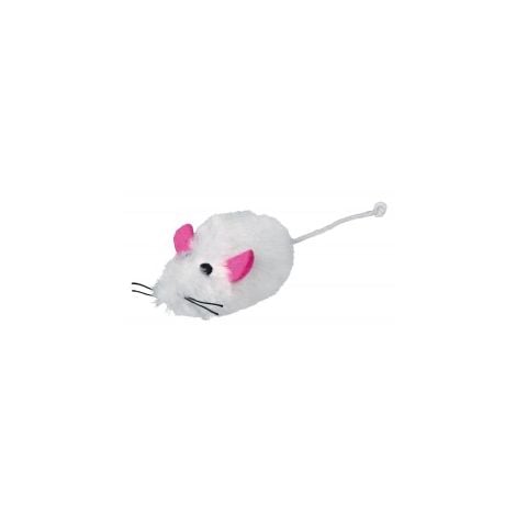 peluche souris blanche